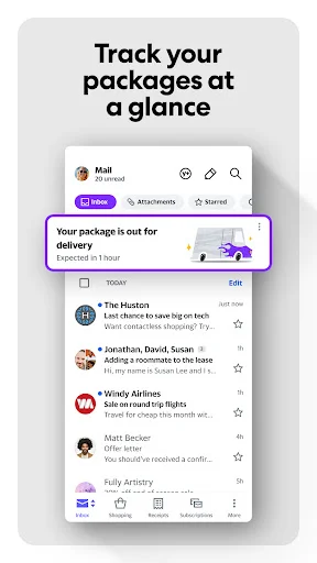 Yahoo Mail screenshot 2